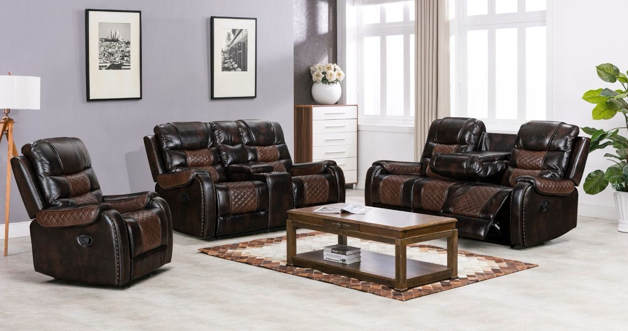 6035 - W/CONSOLE CHARGER & USB BROWN