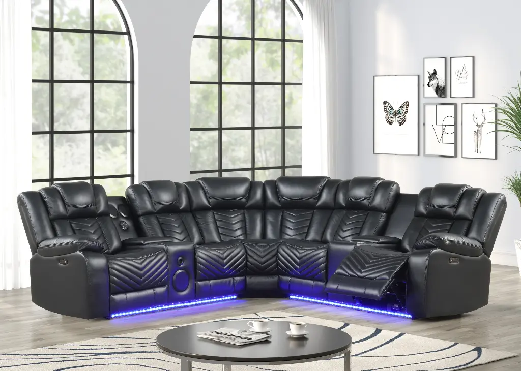 SECTIONAL (338-BLACK)