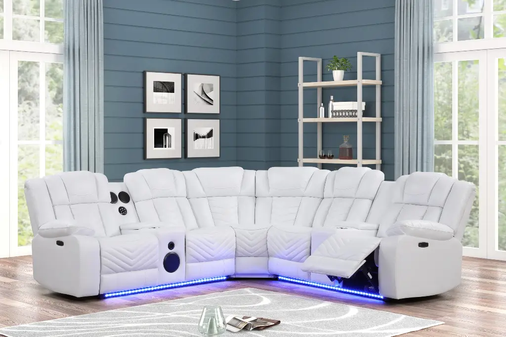 SECTIONAL (338-WHITE)