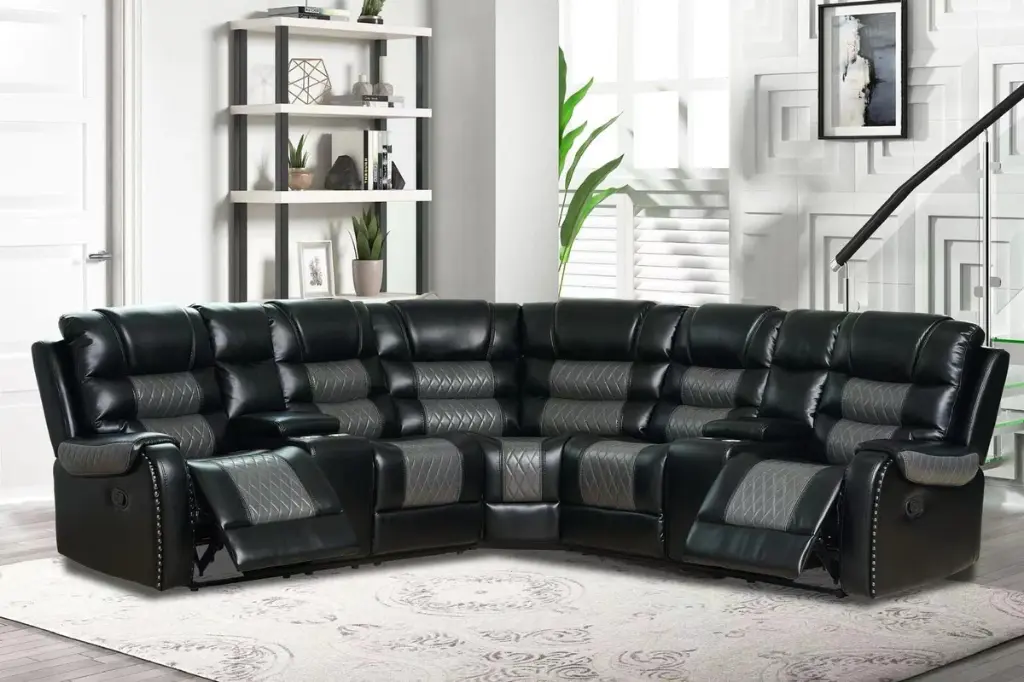 SECTIONAL (6035-BLACK-SEC)
